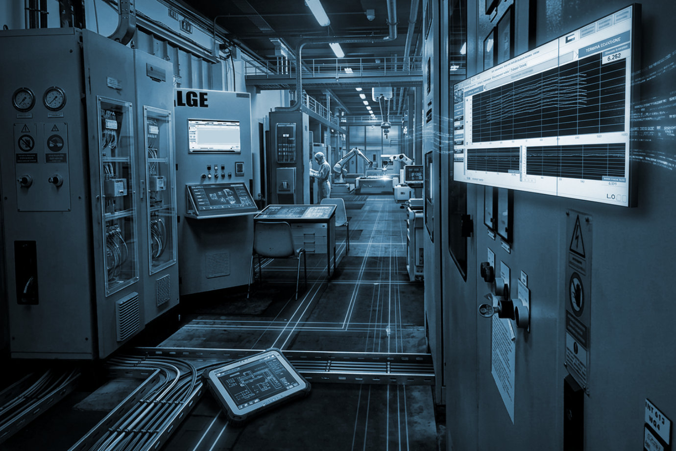 Instalacja systemu pomiaru grubości