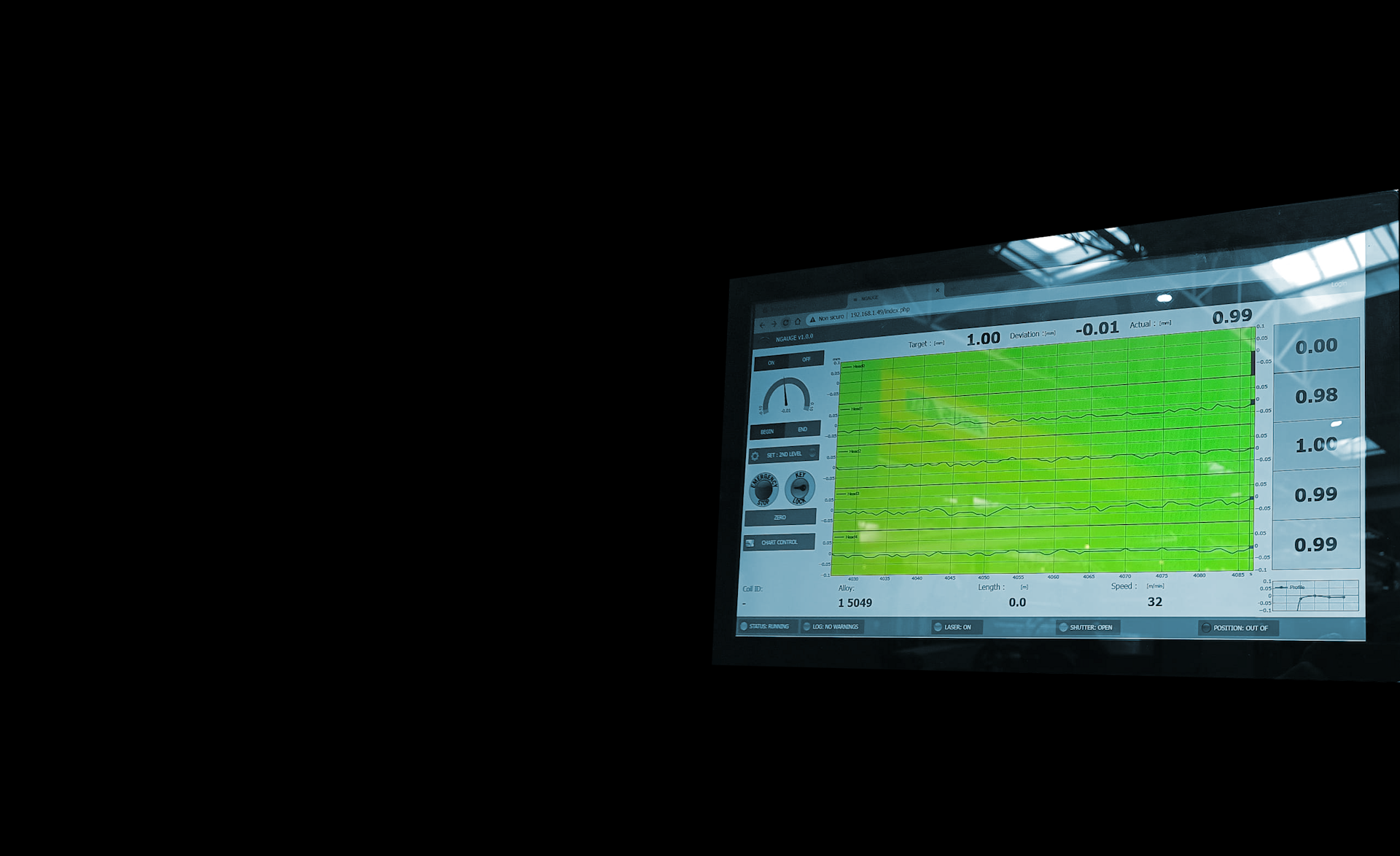 Endüstriyel proses kontrol kahraman görseli - Her Mikron Önemlidir