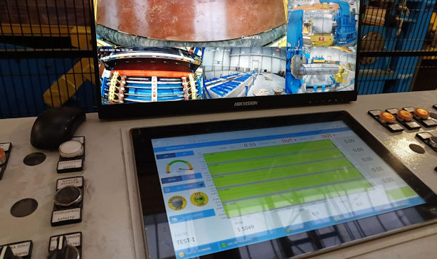 Şerit ayırma hattı ölçüm gösterimi